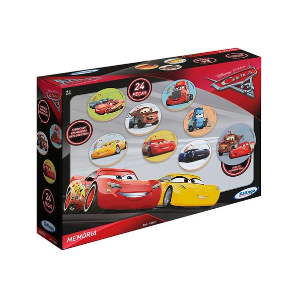 Jogo Memória Xalingo Carros 3 Disney Jogo Memória Xalingo Carros 3 Disney