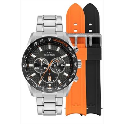 Relógio Technos Masculino Ts Carbon Prata - Js25bbc/t1p Js25bbc/t1p