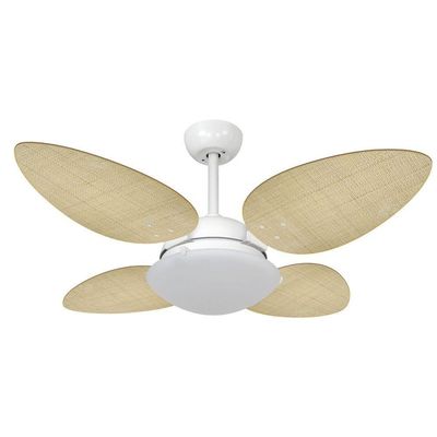 Ventilador De Teto Volare Petalo Palmae Natural 127V 110V