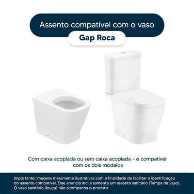 Tampa De Vaso Poliéster Decorada Borboleta Gap Branco Para Louça Roca