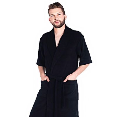 Roupão Masculino Vairelli Atoalhado Henrique Cor Preto 10 Tamanho G