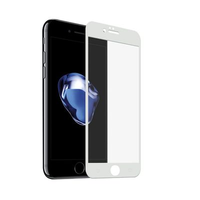 Película Coverage Color para iPhone 8 Plus - Branca - Gorila Shield (Cobre toda tela)