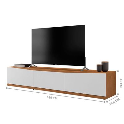 Rack Para Tv Lille Cedro Branco