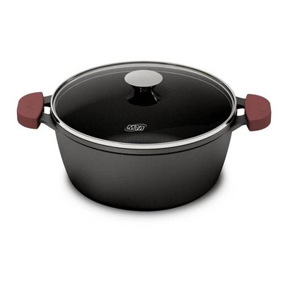 Conjunto De Caçarolas Ferro Fundido  com Frigideira TVT 4 pçs MTA 8382
