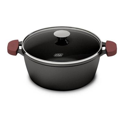 Conjunto De Caçarolas Ferro Fundido  com Frigideira TVT 4 pçs MTA 8382