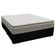 Cama Box Casal Suede + Colchão Sereneprime Molas Ensacadas 138x188x65 Cor:preto
