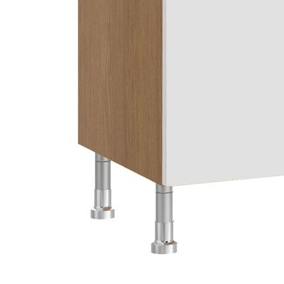 Balcão De Cozinha Ditália Aspen com Tampo Carvalho Cd-171