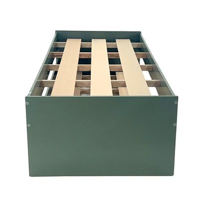 Cama Solteiro Bicama Ditália Cm-20 Verde Oliva