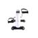 Mini Bicicleta Branca com Monitor WCT Fitness