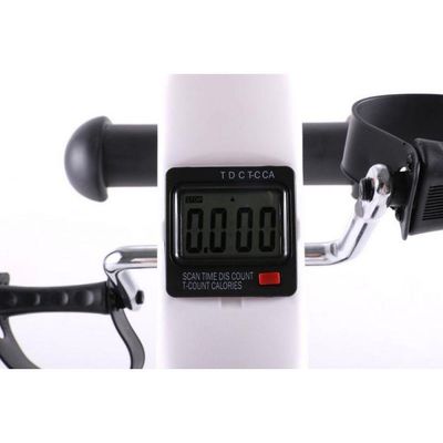 Mini Bicicleta Branca com Monitor WCT Fitness
