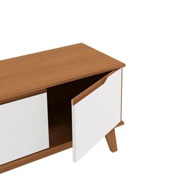Rack Kappesberg 3 Portas Canela/branco 136cm