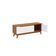 Rack Kappesberg 3 Portas Canela/branco 136cm