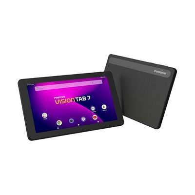Tablet Positivo Vision Tab 7 - 3GB RAM, 64GB, Octa-core, WiFi, Tela IPS 7”, Bateria 3100mAh Preto