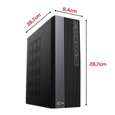 Computador Tob Slim Compacto Intel Core I5 Ssd 240gb Memória 8gb Windows 10 Trial Desktop Pc Cpu