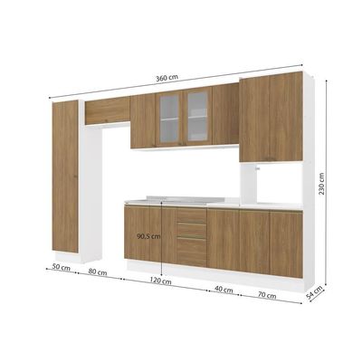 Cozinha Modulada Celeste Kappesberg 100% Mdf