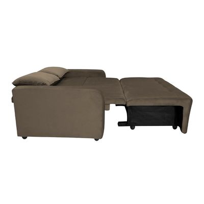 Sofá Cama Para Sala De Estar Amora New Suede - Castor Castor