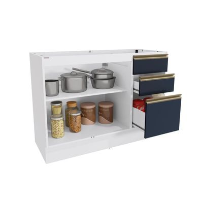 Balcão De Pia Celeste Kappesberg 100% Mdf 2 Portas 3 Gavetas