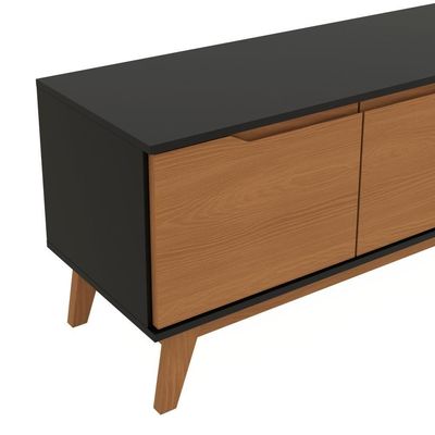 Rack Kappesberg 3 Portas Preto Fosco/chumbo 218cm