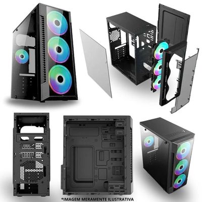Pc Gamer Amd Ryzen 5 5600gt, 16gb Ram, Placa De Video Radeon Vega 7, Ssd 480gb, Fonte 550w