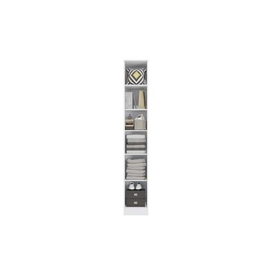 Guarda-roupa 1 Porta Kappesberg Adapt Branco 36cm
