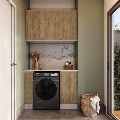 Lavanderia Modulada Kappesberg Celeste 3 Peças 120cm