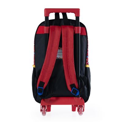 Mochila Escolar Masculina de Rodinhas Mickey Vermelha U / Vermelho
