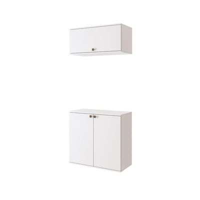 Conjunto Banheiro C/ Basculante Kappesberg Celeste- 2 Peças