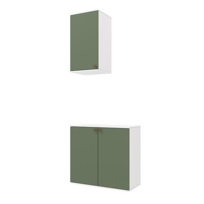 Conjunto Banheiro Com Aéreo Kappesberg Celeste 2 Peças