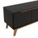Rack Kappesberg 3 Portas Preto Fosco 218 Cm