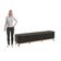 Rack Kappesberg 3 Portas Preto Fosco 218 Cm
