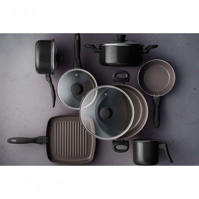 Jogo De Panelas Antiaderentes 7 Peças Ceramic Life Easy