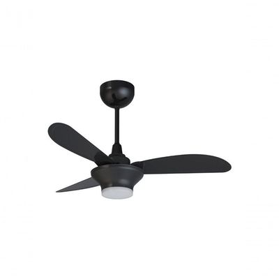 Ventilador De Teto Ventisol Mistral Inverter Led Controle Remoto Preto Bivolt
