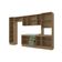 Cozinha Modulada Celeste Kappesberg Mdf Nogueira/verde 360cm