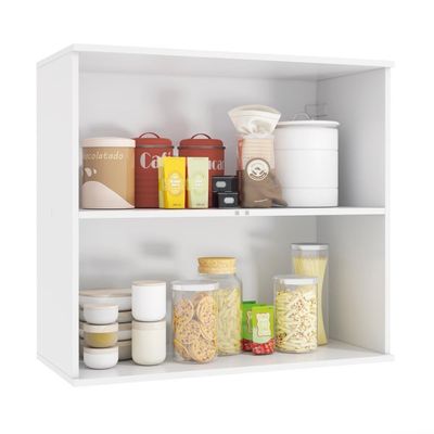 Armário Aéreo Celeste Kappesberg 100% Mdf 2 Portas Com Vidro