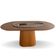 Mesa De Jantar Cone Retangular Arredondada 140x90cm Freijó