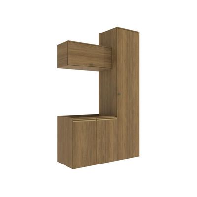 Conjunto Para Banheiro Kappesberg Celeste 3 Peças Nogueira