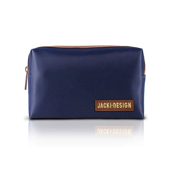 Nécessaire Masculina Jacki Design Azul e Marrom Nécessaire Masculina Jacki Design Azul e Marrom