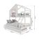 Treliche Casinha Janela Casal/Solteiro Madeira Branco-Rosa