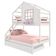 Treliche Casinha Janela Casal/Solteiro Madeira Branco-Rosa