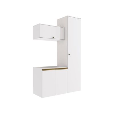 Conjunto Para Banheiro Kappesberg Celeste 3 Peças Branco