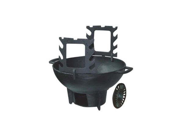 Fogareiro/churrasqueira Gengiskan Completo - Diametro 31cm