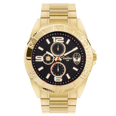 Relógio Condor Masculino Civic Dourado - Co6p27af-i4p Co6p27af-i4p