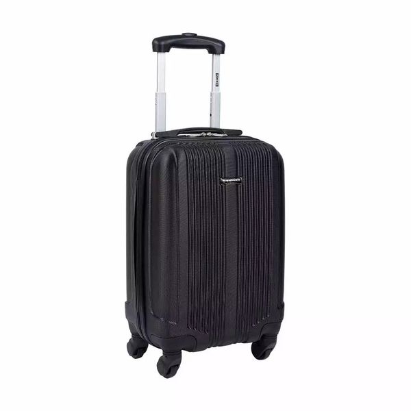 Mala de Viagem Sestini Pequena Preta em ABS com 4 rodas 360º Mala de Viagem Sestini Pequena Preta em ABS com 4 rodas 360º