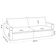 Sofá Cama Retrátil Reclinável 208cm Lari F04 Bouclê Cru