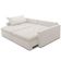 Sofá Cama Retrátil Reclinável 208cm Lari F04 Bouclê Cru