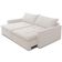 Sofá Cama Retrátil Reclinável 208cm Lari F04 Bouclê Cru