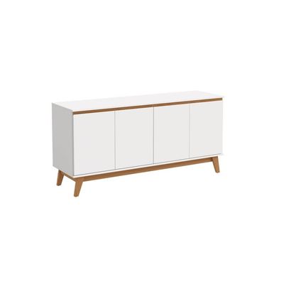Aparador Kappesberg 4 Portas Branco 156cm