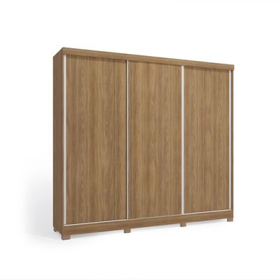 Guarda-roupa Casal Mdf Kappesberg C/pés 3 Portas 8 Gavetas