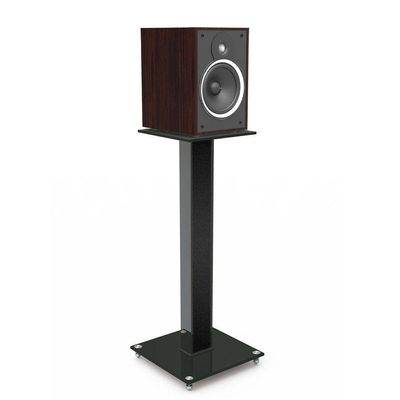 Pedestal Para Caixas Acústicas Bookshelf Bs03l Preto Central Suportes