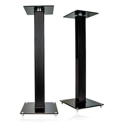 Pedestal Para Caixas Acústicas Bookshelf Bs03l Preto Central Suportes
